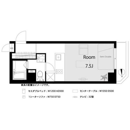 中板橋駅 徒歩10分 4階の物件間取画像